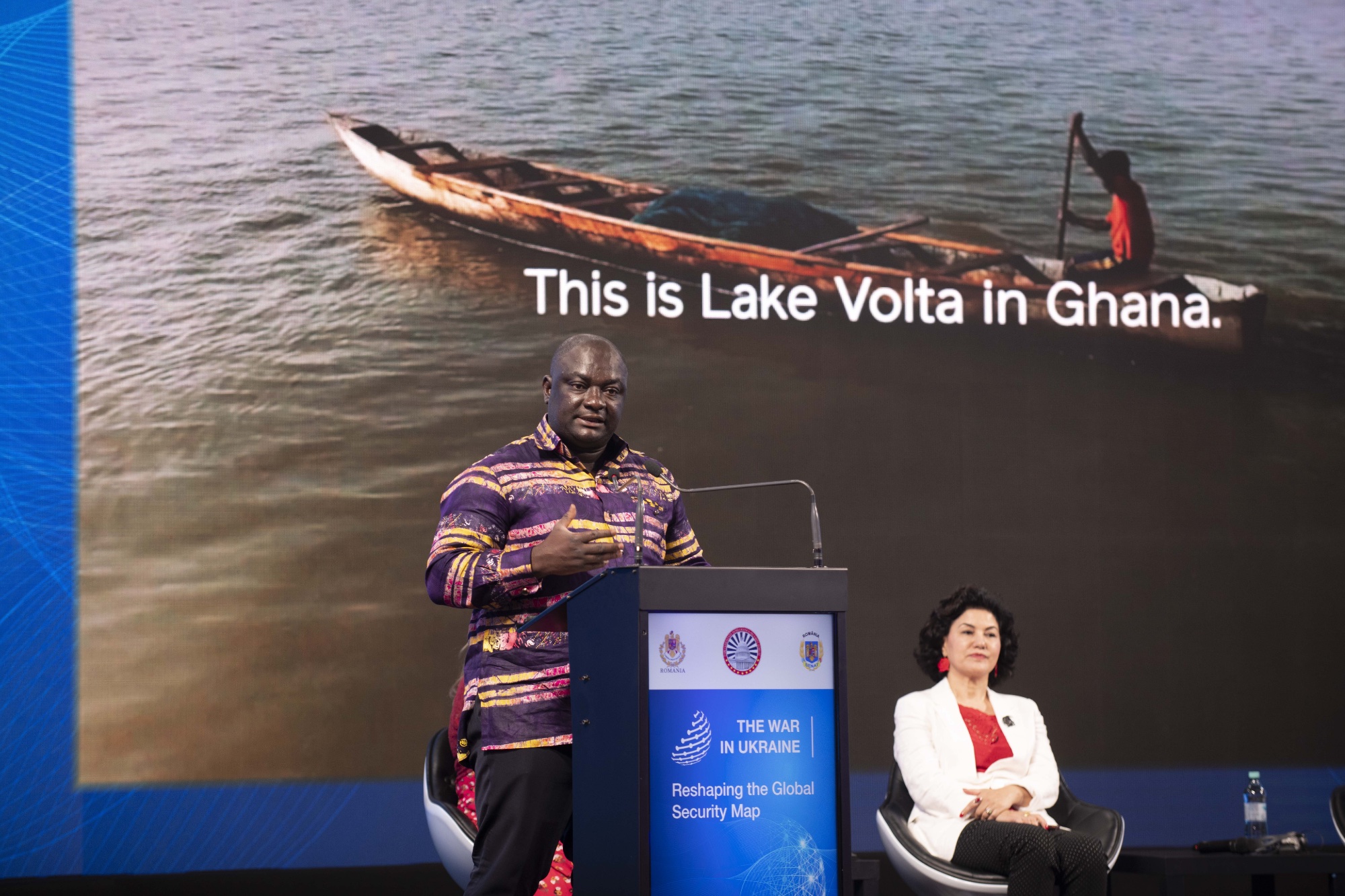 Romania Parliament: MP Davis Opoku (Ghana)