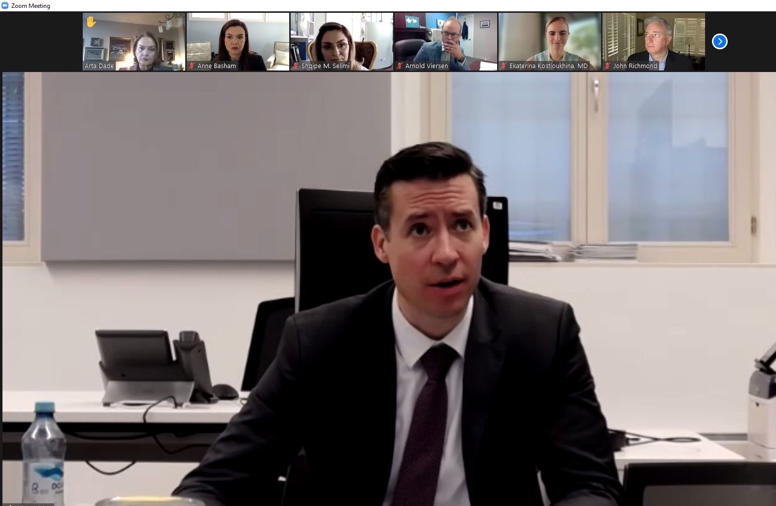 Quarterly Virtual Task Force Meeting w/ OSCE Special Representative on Trafficking in Human Beings Val Richey